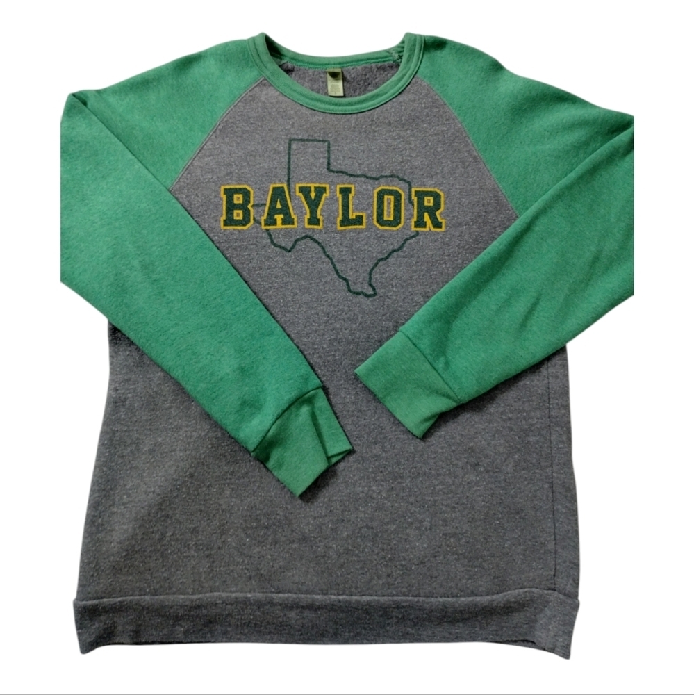 Alternative Earth Women's Baylor University Fleece Sweatshirt size L Warm & Cozy
